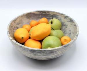 Bol en marbre noirâtre de haute qualité Table de maison de luxe moderne décor de noël élégant nouvelle pièce décorative Technique polie - Product Image 2