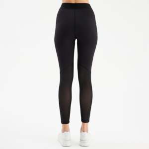 C2 High Waist Black Spandex/Nylon Mesh Leggings with Leopard Pattern Custom Logo Breathable Plus Size Sports Wear From XS to XXL - Product Image 3