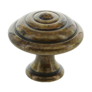 Pomolo Art. 24499 In Ottone Finitura Antico Diametro 30 Mm - Product Image 1