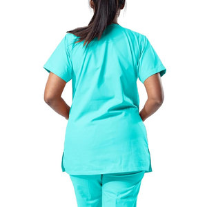 Buen material Scrub uniforme hecho en Pakistán de alta calidad Scrubs uniforme último diseño al por mayor tasa Scrub uniforme - Product Image 4