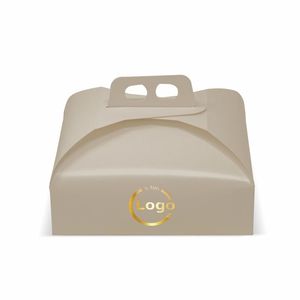 Personalized Sweet Colored Cake <b>Boxes</b> with Handle Recycled Materials Glossy or Matt Lamination Embossing - Product Image 6
