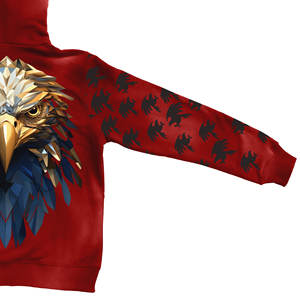 Sweat-shirts à capuche courts pour hommes, broderie personnalisée, délavage acide, impression 3D en relief, effet délavé vintage, style streetwear, 100% coton mélangé pour l'hiver - Product Image 5