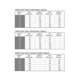 Ensemble de trois gilets décontractés indigo MSW19222-2, hauts longs mi-longueur - Product Image 5