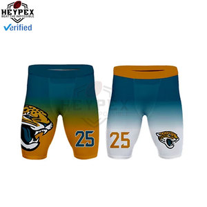 Premium Customized 7v7 American <b>Football</b> <b>Shirts</b> Heat-Transfer Printed Uniforms High Quality Compression Gear Short Custom Label - Product Image 2