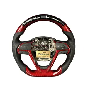 GM.Modi-Hub Customized Carbon Fiber Steering Wheel with LED Sport For Jeep Wrangler/ Grand Cherokee / Patriot