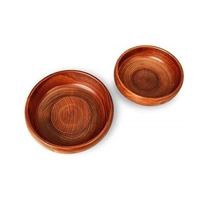 Bol en bois durable et écologique sculpté à la main Chaleur rustique Design naturel élégant pour un charme de table intemporel Caractéristique durable - Product Image 6