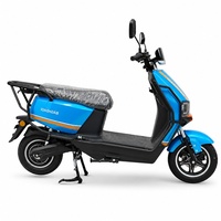 1000W TIKING Electric Motorcycle 72V20Ah Battery with 60-70km Range 45km/h Max Speed 10inch Tire for Delivery Use