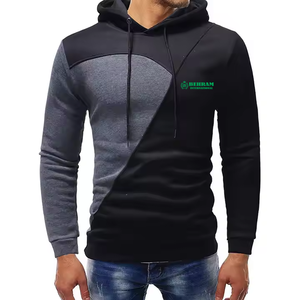 เสื้อฮู้ดสำหรับผู้ชายผ้าคอตตอนแห้งเร็วเสื้อฮู้ดแฟชั่นผ้า100% - Product Image 1