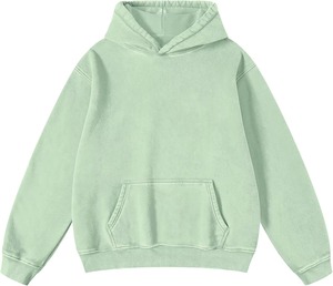 Sudadera con Lavado Ácido Personalizada para Hombre, Estilo Urbano, Diseño con Bordado e Impresión de Logotipo, OEM, Vintage, Unisex - Product Image 1