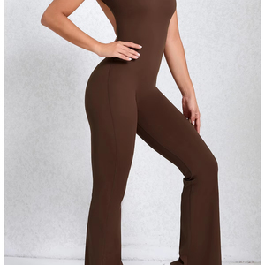 Ropa Deportiva Personalizada, Mono de Yoga para Mujer, Ropa Deportiva Ajustada, Body de Secado Rápido, Mono de Yoga para Ejercicio Físico para Mujer - Product Image 1