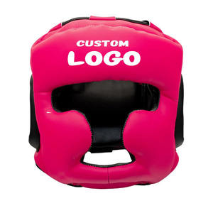 Protège-tête de boxe, casque de sparring de kickboxing, caractéristiques de sécurité, confortable, respirant, en cuir intégral, protège-tête unisexe - Product Image 1