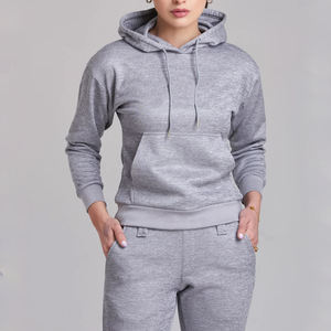 Chándal con capucha informal de Invierno para mujer de algodón 100% con diseño de estilo callejero personalizado - Product Image 5