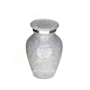 Beautiful Shiny White Blue Shade <b>Keepsake</b> Urn <b>for</b> Cremation Funeral <b>Ashes</b> Wholesale Custom Order Mini Urns KAYNA EXPORT KY-2155 - Product Image 6