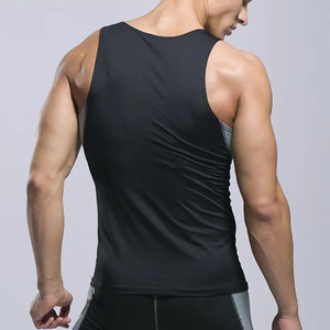 Gym Clothes Sleeveless Fitness TankTops Custom Singlets <b>men's</b> <b>Ribbed</b> tank tops USA Size Stretchable <b>Men's</b> Tanktops Custom Logo - Product Image 4
