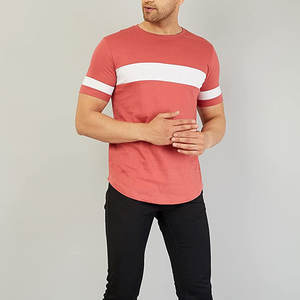 T-shirt d'été pour hommes de haute qualité 100% coton 180gsm style décontracté logo personnalisé impression numérique prix d'usine direct - Product Image 5