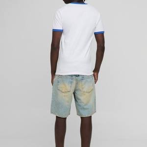 Pantalones cortos de mezclilla/algodón de verano para hombre personalizados a la moda patrón sólido estilo informal hecho en ropa de marca Pakistán - Product Image 3