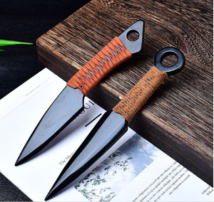 Cuchillo de obsidiana negro único, pedernal, Kanpping, hoja de fantasía con muescas, regalo Wicca, cuchillo de negatividad, dagas talladas a mano - Product Image 1