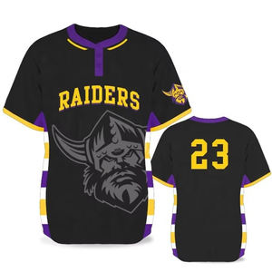 Venta al por mayor personalizado degradado transpirable talla grande adultos ropa deportiva hombres OEM Softball béisbol camisetas uniforme conjunto sublimación - Product Image 6