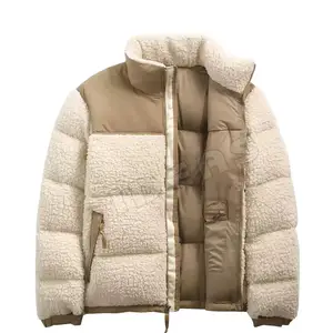 Baumwoll schale für den Winter Sonder größen Blank Großhandel Puffer Sherpa Woll jacke Mit Kapuze Sherpa Jacken Made In Pakistan