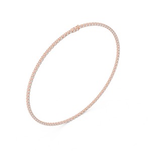 Collier en argent sterling 925 avec pierre de moissanite taille brillant rond, bijoux élégants pour mariée, vente en gros pour mariage et fiançailles - Product Image 2