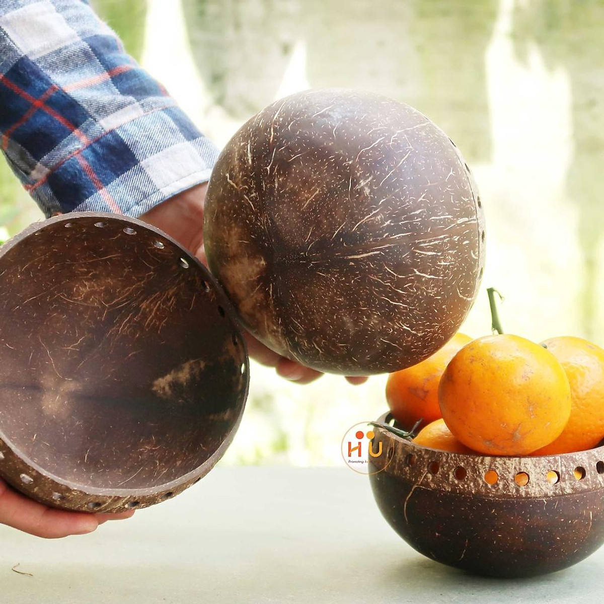 Natural coconut color