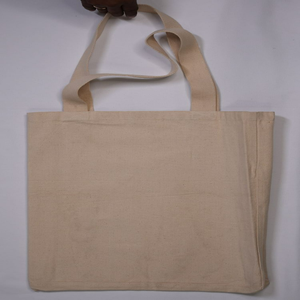 Sac fourre-tout en toile de coton blanc biologique recyclé, imprimé sur mesure MGI, respectueux de l'environnement, avec bandoulière, structuré, pour le shopping - Product Image 6