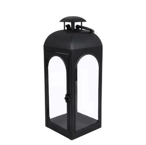 Bulk Handmade <b>Black</b> Candle Holder <b>Lantern</b> in Different Sizes Wedding Decoration Floor & Table Decorative - Product Image 3