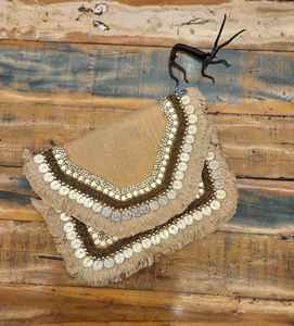 Bolsos de mensajero hechos a mano Banjara Bohemian para mujer de IndiaSling Bag elegante y de moda Boho Chic yute borla bolsa niñas mujeres - Product Image 6