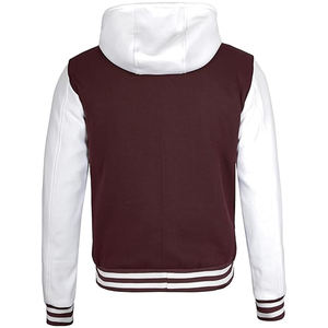 Veste universitaire en laine pour hommes sur mesure College Flight Letter pour la saison d'hiver chaude avant du logo en gros - Product Image 4