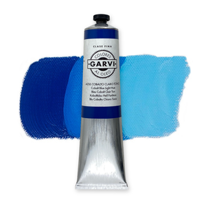 Pintura al Óleo Fina de Alta Calidad GARVI, Color Azul Cobalto Claro, 200 ml, Pigmentada, para Arte DIY, Lienzo y Papel - Product Image 1