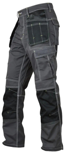 Pantalons de sécurité de chantier à haute visibilité personnalisés en gros OEM, pantalons en coton extensible pour le travail en extérieur - Product Image 6