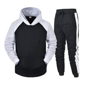 Survêtement matrial de haute qualité 2 pièces personnalisé pour hommes Sport Jogging costumes pantalon uni survêtements unisexe survêtements 2 pièces ensemble - Product Image 4