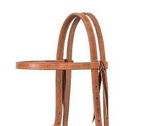 Nouvelle arrivée en cuir véritable Headstall Western Horse Bride et Tack Set Cowboy Western Horse Tack Halters - Product Image 3