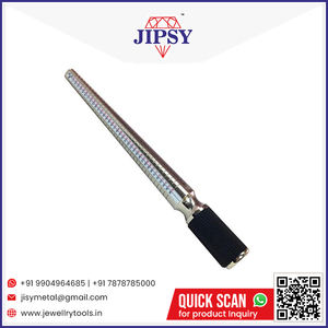 แท่งแหวนอะลูมิเนียมอเนกประสงค์ 1-36 & 41-76 พร้อมเคลือบโครเมียมและด้ามจับยางสำหรับทำเครื่องประดับ - Product Image 6