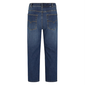 Pantalones vaqueros de moda 2024 para hombre, pantalones vaqueros al por mayor, pantalones vaqueros ajustados para hombre, Vaqueros rectos azules elásticos de diseñador para hombre - Product Image 3