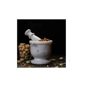 Juego de mortero y Maja de mármol de piedra y producto de gran oferta de tamaño personalizado con pulido brillante hecho a mano - Product Image 5