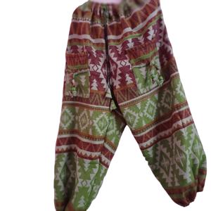 Aladinpant 91222A Pantalones de yoga Harem de lana de cintura alta Pantalones elegantes de fabricantes indios Lavado ligero - Product Image 1