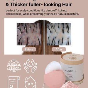 Shampoing Solide Naturel à l'Argile Rose Fabriqué en Corée, OEM ODM Disponible pour un Nettoyage Doux, Soin Capillaire Nourrissant aux Herbes - Product Image 2