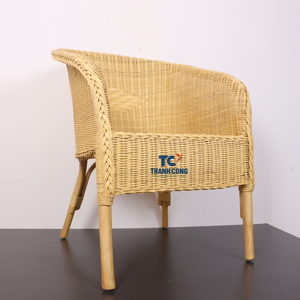 Chaises de salle à manger en rotin durable au design simple Chaise en rotin pour salon Fabricant de meubles de salle à manger au Vietnam - Product Image 4