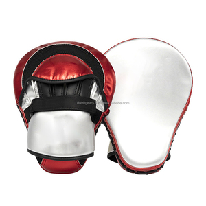 Mitaines de boxe sur mesure en cuir, coussinets de frappe, équipement d'entraînement professionnel, fournisseur en gros - Product Image 1