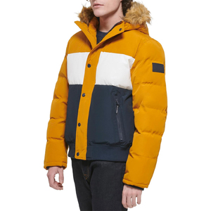 Unisex Formal Puffer <b>Jacket</b> Lightweight <b>Waterproof</b> with Custom Front Logo Printing OEM Spring Custom Color - Product Image 5