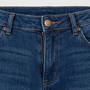 Jeans pour femmes de haute qualité, style vintage rétro, coupe droite évasée, respirant, séchage rapide, denim clair et foncé - Product Image 4