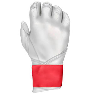 Guantes de bateo de béisbol de cuero con logotipo personalizado de alta calidad Protección de manos profesional con puño largo para posición de campo exterior - Product Image 5