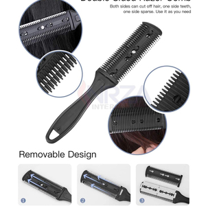 Kit de barbier NI-1105 2023, ensemble de ciseaux de coiffure en acier inoxydable, ciseaux à effiler de haute qualité, modèle NRZA INTERNATIONAL - Product Image 5