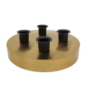 Support de l'avent personnalisé en laiton fait à la main en forme d'or de fantaisie Design en gros prix bon marché en vrac pour la décoration de la maison - Product Image 6