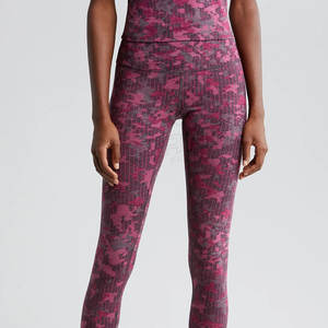 Leggings Deportivos de Cintura Alta para Mujer, de Alta Calidad, para Gimnasio, Yoga, con Logotipo Personalizado, Transpirables, Antibacterianos, de Malla - Product Image 6