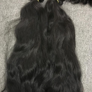 Natural Virgin Indian Remy Human <b>Hair</b> <b>Extensions</b>-<b>Kinky</b> Curly & Curly Styles Machine Double Weft Perm Allowed - Product Image 5