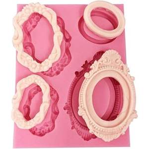 HF Industries Durable Handmade Modern Rectangle Buffalo Bone <b>Photo</b> <b>Frame</b> Sugarcraft Baking Cake Decorating Tools - Product Image 1