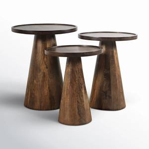 New Solid Wood <b>Nesting</b> End <b>Tables</b> for Home Decor - Product Image 3