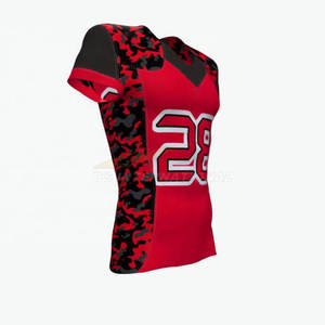 Precio al por mayor, uniformes de fútbol americano personalizados, camiseta de rugby deportiva, ropa de entrenamiento para adultos con nombre de equipo y logotipo - Product Image 5